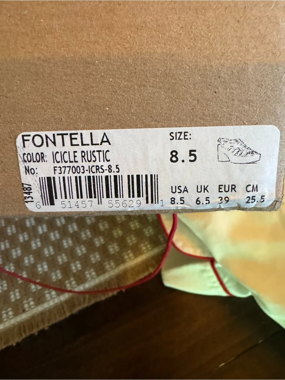 Bedstu Womens Fontella Wood Platform Slingback Sandal Sz 8.5 Boho Country Chic